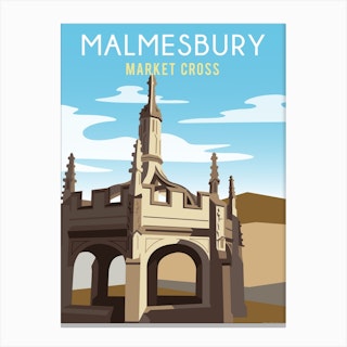 Malmesbury Market Cross Canvas Print