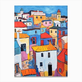 Essaouira Morocco 3 Fauvist Painting Canvas Print