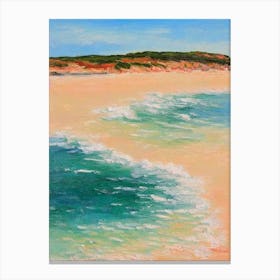Cala Conta Beach Ibiza Spain Monet Style Canvas Print