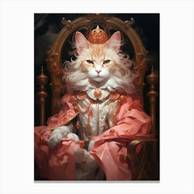 King Cat 3 Canvas Print