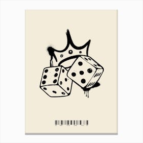 Dices Canvas Print