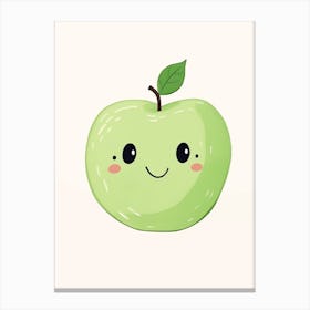 Friendly Kids Apple 3 Canvas Print