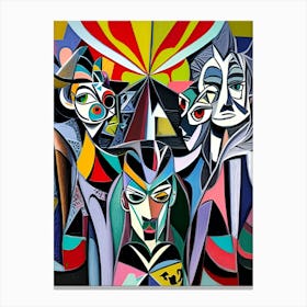 Cubism abstract Canvas Print