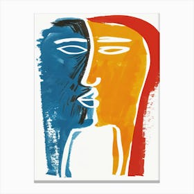 Two Faces 15 Canvas Print