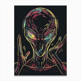 Alien Canvas Art 1 Canvas Print