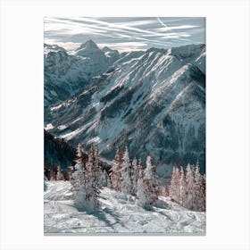 On Top Of The Mountain Canvas Print