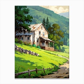 Farm House Canvas Print