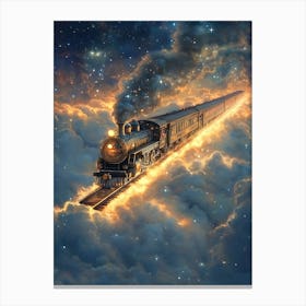 Train In The Clouds 2 Canvas Print