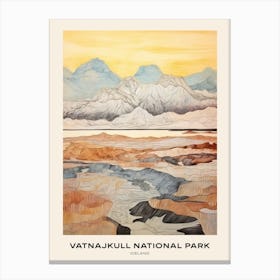 Vatnajkull National Park Iceland 4 Poster Canvas Print