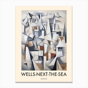 Wells Next The Sea (Norfolk) Painting 4 Travel Poster Canvas Print