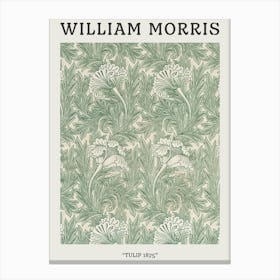 William Morris Tulip 1875 Canvas Print