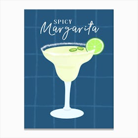 Spicy Margarita Cocktail Canvas Print