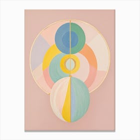 Pastel Spheres Canvas Print