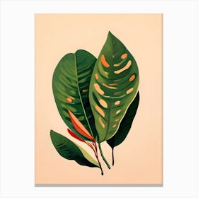 Tropical Leaves 2 Canvas Print