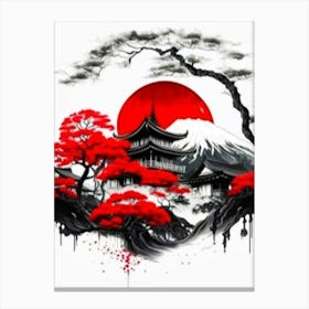 Japanese Landscape Canvas Print