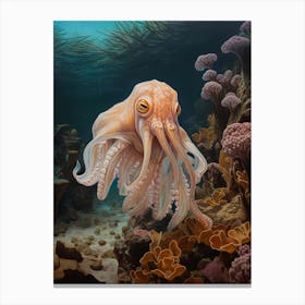 Dumbo Octopus Illustration 14 Canvas Print