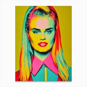 Alice Eve Colourful Pop Movies Art Movies Canvas Print