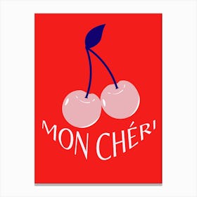 Mon Cher Canvas Print