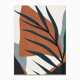 Abstract Leaf Design Canvas Print