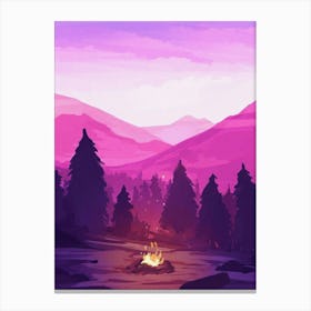 Night In The Woods Canvas Print