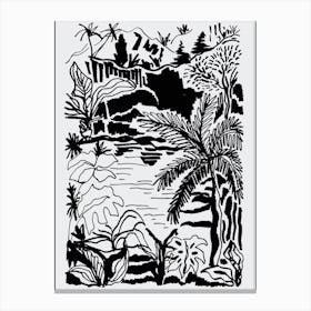 Landscape Of The Tropics Canvas Print