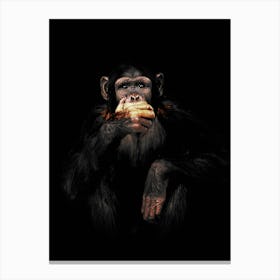 Monkey speak no evil Canvas Print