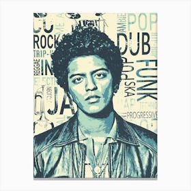 Bruno Mars 1 Canvas Print