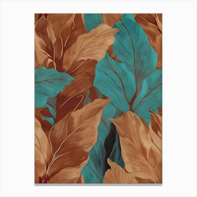 Tropical Leaves 35 Canvas Print