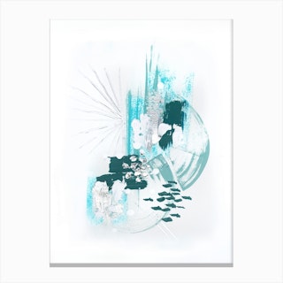Abstract Mint 2 Canvas Print
