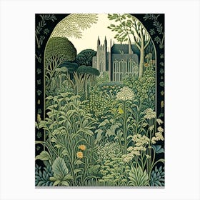 Tresco Abbey Gardens, 1, United Kingdom Vintage Botanical Canvas Print