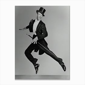 American Actor And Dancer Fred Astaire Canvas Print