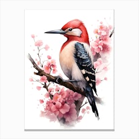 Woodpecker bird Canvas Print