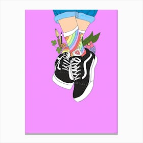 Vans Sneakers Canvas Print