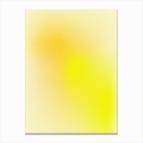 Y2k Yellow Gradient Canvas Print