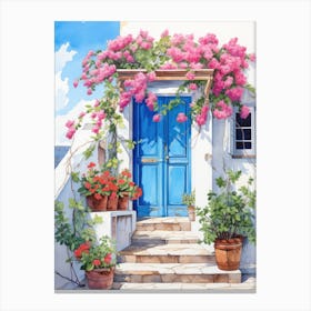 Blue Door 16 Canvas Print