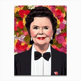 Imelda Staunton Illustration Movies Canvas Print