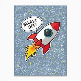 Blast Off Canvas Print