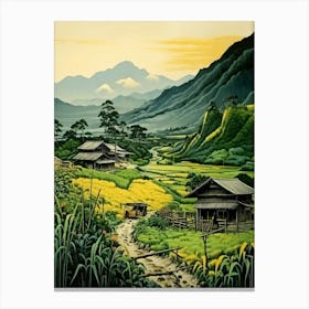 Rural Landscapes Satoyama Japanese Style 4 Canvas Print