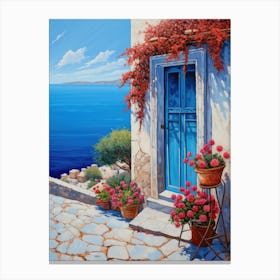 Blue Door 30 Canvas Print