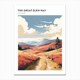 The Great Glen Way Scotland 1 Hiking Trail Landscape Poster Canvas Print