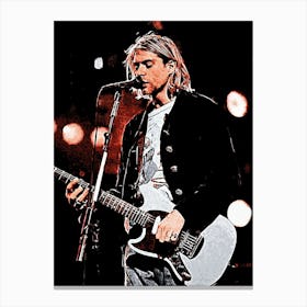 Nirvana kurt cobain 1 Canvas Print