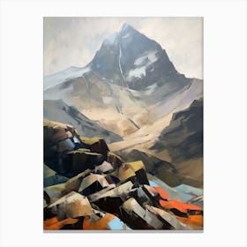 Scafell England 7 Mountain Painting Canvas Print