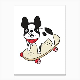 Prints, posters, nursery and kids rooms. Fun dog, music, sports, skateboard, add fun and decorate the place.15 Canvas Print