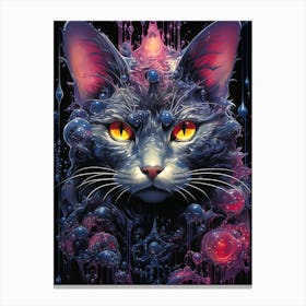 Cat In A Bubble Canvas Print