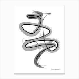 Spiral Strokes 2 Canvas Print