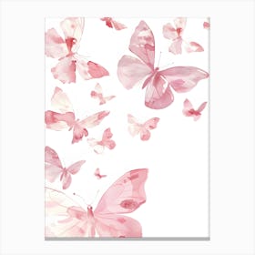 Watercolor Butterflies 2 Canvas Print