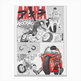 Akira Kaneda bike Canvas Print