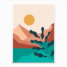 Abstract Landscape Painting Canvas Print