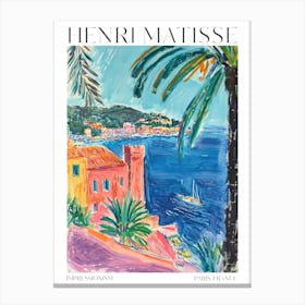 Matisse Print Coastal Eclectic Maximalist Trendy Decor Matisse Gift Idea Canvas Print