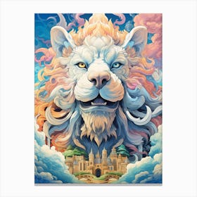 Lion Of The Sky Canvas Print